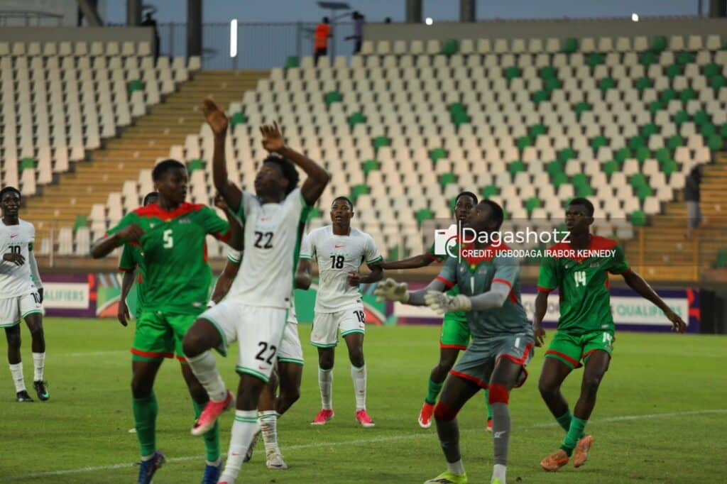 Flying Eagles miss out on 2027 U-20 AFCON after 4-1 defeat to Burkina Faso 39 Flying Eagles miss out on 2027 U-20 AFCON after 4-1 defeat to Burkina Faso