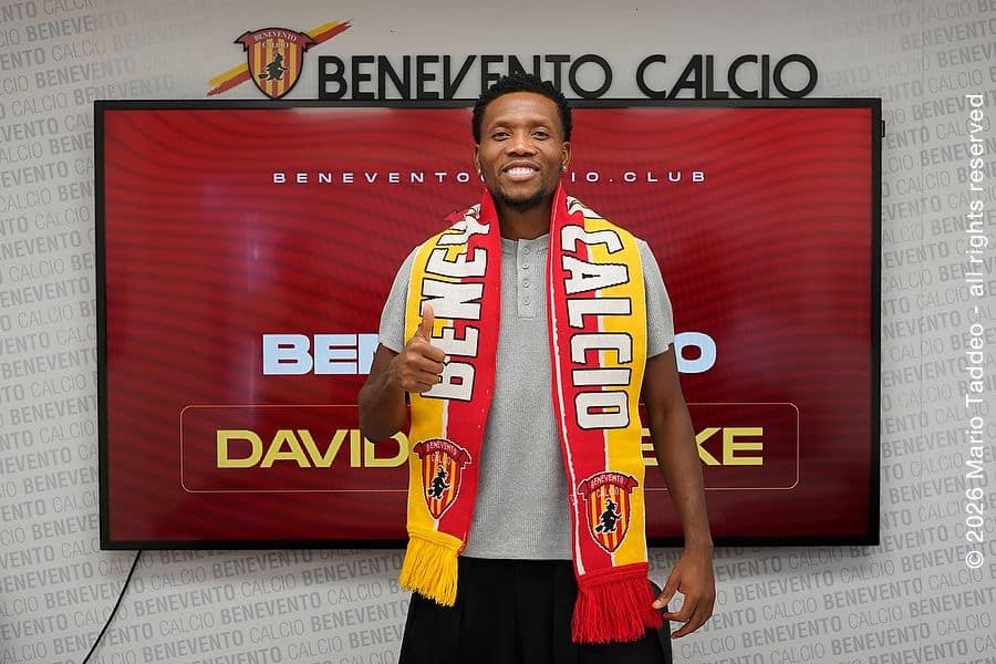 David Okereke joins Serie B side Benevento from Cremonese