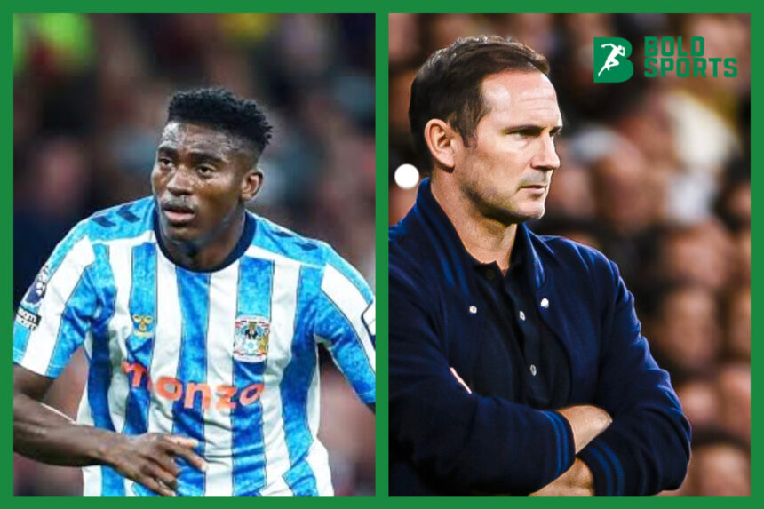 ‎“We saw the qualities”: Frank Lampard praises Taiwo Awoniyi after Coventry goal‎