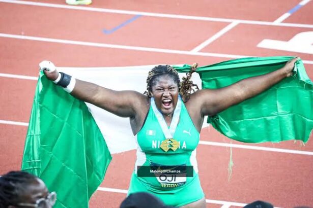 Jessica Oji wins World U20 shot put gold days after Commonwealth silver