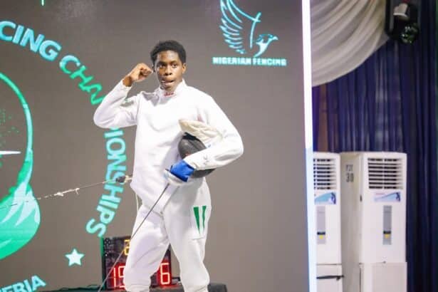 Esiovwa-Thompson wins Nigeria’s first gold medal at Commonwealth Fencing Championships