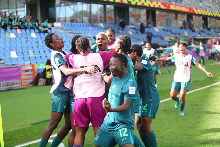 Falconets thrash England 3-0 to qualify for U-20 Women’s World Cup quarter-finals