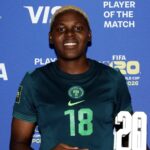 Janet Akekoromowei named player of the match after starring in Falconets’ win over England