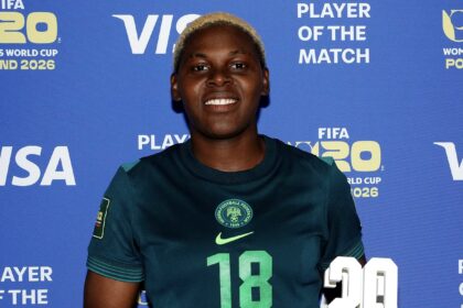 Janet Akekoromowei named player of the match after starring in Falconets’ win over England