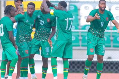 ‎Guinea-Bissau climb above Nigeria to lead Group L after 2-0 Tanzania win‎