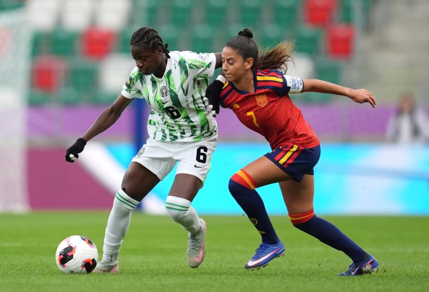 Falconets suffer 2-0 defeat to Spain in U-20 Women’s World Cup opener