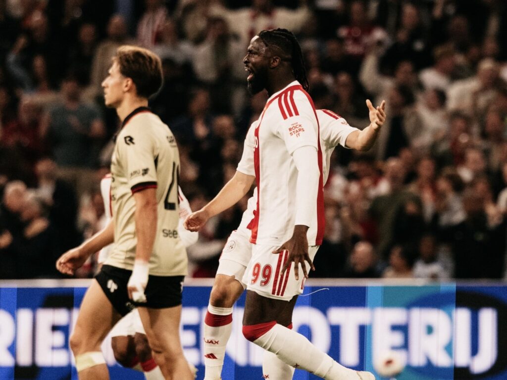 Arokodare appreciates Ajax fans after goal rescues point against Excelsior