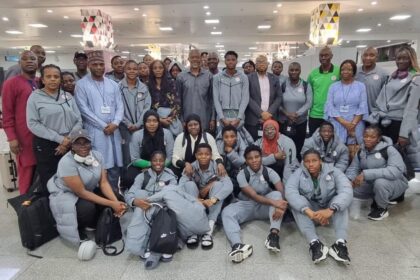 Falconets land in Abuja after bowing out of U-20 World Cup quarter-finals in Poland