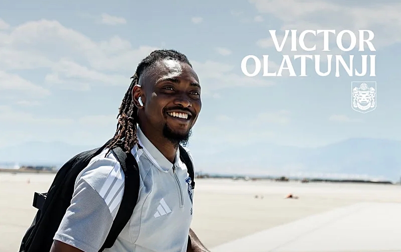 Victor Olatunji signs for SK Beveren on loan from Real Salt Lake