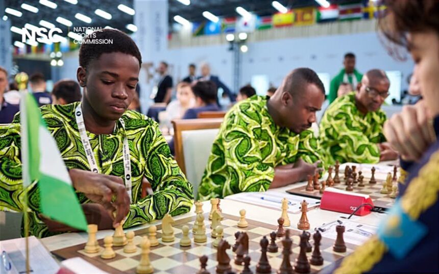 Team Nigeria secures six match points after Round 5 at FIDE Chess Olympiad