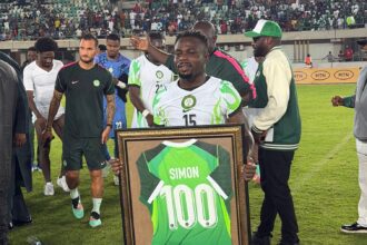 Moses Simon reaches 100 Nigeria caps against Madagascar