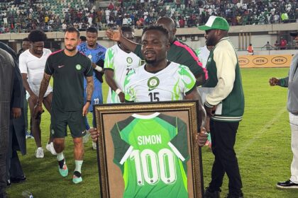 Moses Simon reaches 100 Nigeria caps against Madagascar