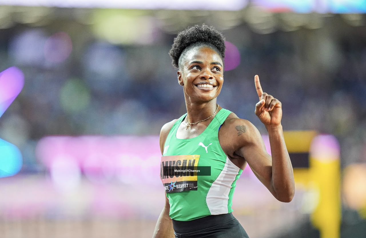 Amusan earns $75,000 after second-place finish in Budapest