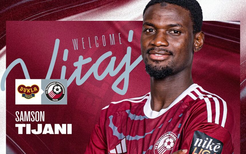 Samson Tijani joins Podbrezová on loan from Dukla Prague