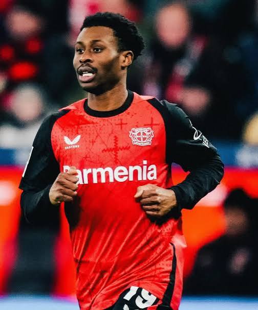 Nathan Tella returns to Bundesliga action as Bayer Leverkusen defeat Mainz 4-3