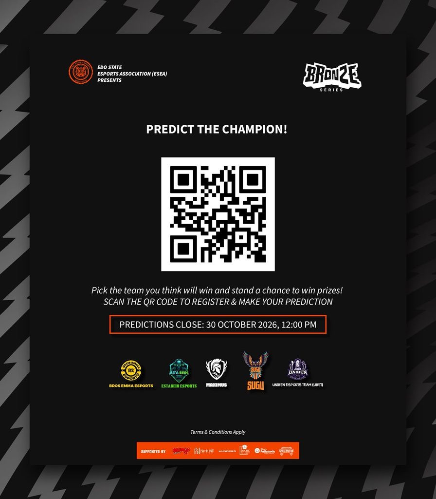 ESEA set to stage two-day esports championship in Benin City featuring five teams and ₦1 million+ in prizes