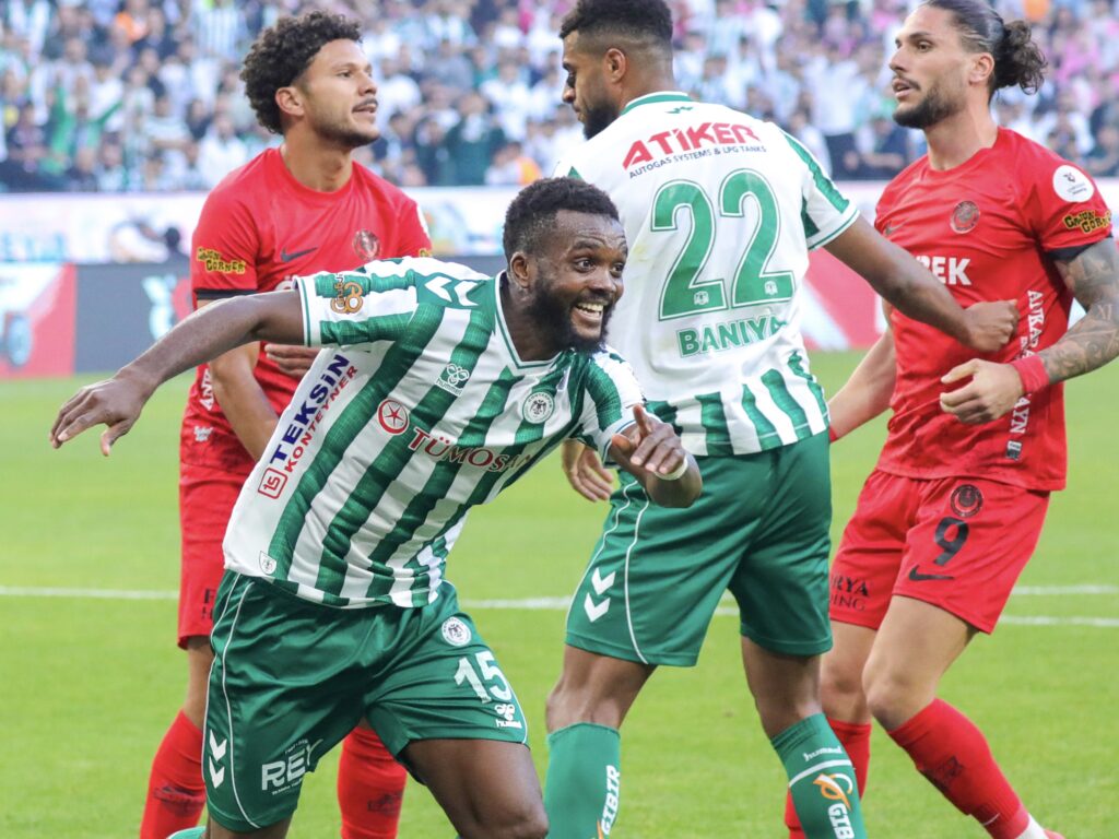 Chidozie Awaziem scores twice to inspire Konyaspor to 2-0 victory over Gençlerbirliği