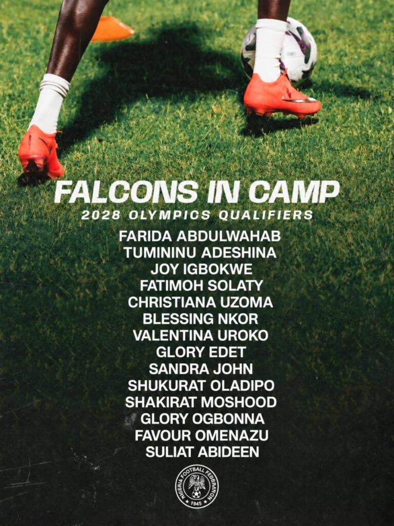 Super Falcons begin preparations for 2028 Olympics qualifiers with 14 players in camp 39 Super Falcons begin preparations for 2028 Olympics qualifiers with 14 players in camp