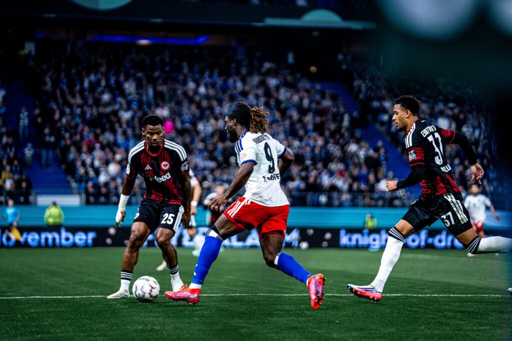 Moffi’s goal not enough as Hamburger exit DFB Pokal after 3-1 loss to Onyedika’s Frankfurt