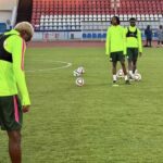 Friendly: Moses Simon, Nwabali lead 17 players as Super Eagles hold first training session in Russia