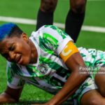 Rasheedat Ajibade suffers ankle injury, leaves pitch in tears in Nigeria’s 5-0 thrashing of Comoros