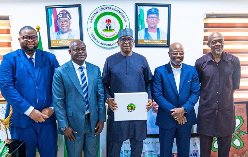 Shehu Dikko meets CAF delegation over preparations for 2026 General Assembly and Awards