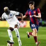 ‘One of the best in the world’ – Cubarsí hails Osimhen ahead of Barcelona clash