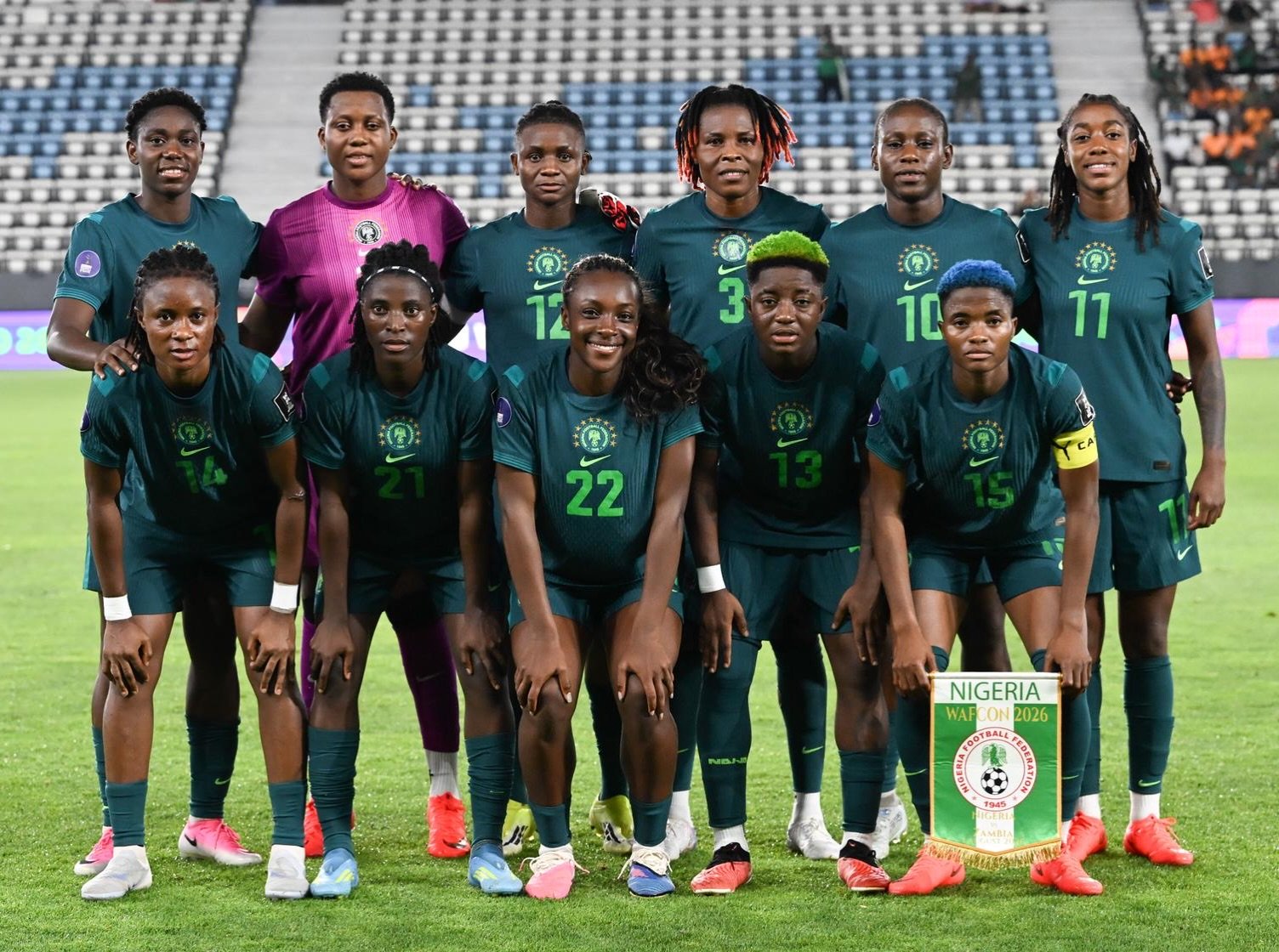 Super Falcons drop seven places to 43rd in latest FIFA Women’s rankings