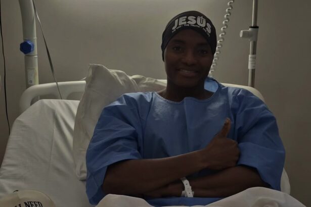 Rasheedat Ajibade undergoes successful surgery on fractured fibula