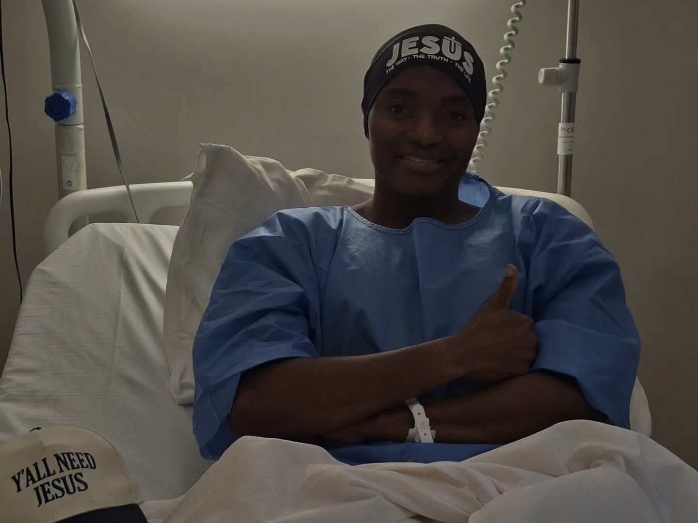 Rasheedat Ajibade undergoes successful surgery on fractured fibula