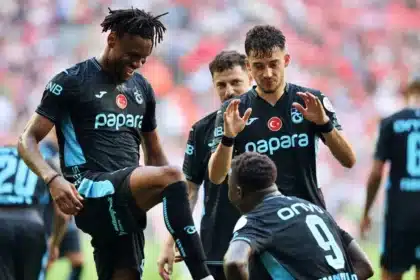 Chibuike Nwaiwu nets first league goal of the season as Trabzonspor thrash Samsunspor 3-0